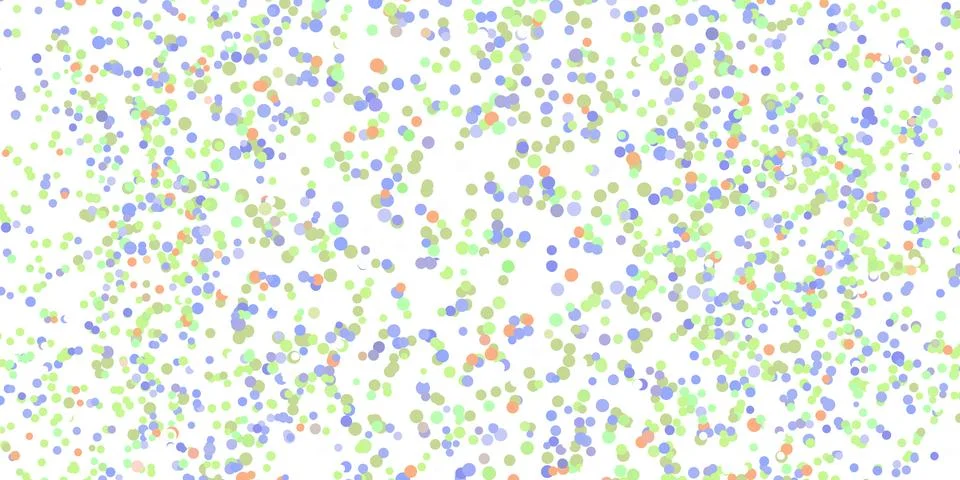 Light multicolor background, colorful vector texture with circles. Splash effect Stock Illustration