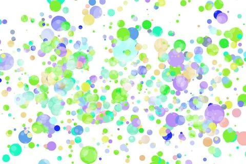 Light multicolor background, colorful vector texture with circles. Splash effect Stock Illustration