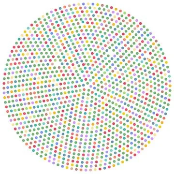 Light multicolor background, colorful vector texture with circles. Splash effect Stock Illustration