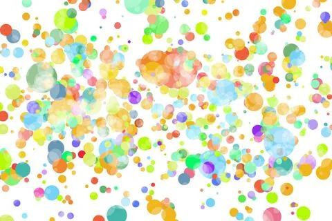 Light multicolor background, colorful vector texture with circles. Splash effect Stock Illustration