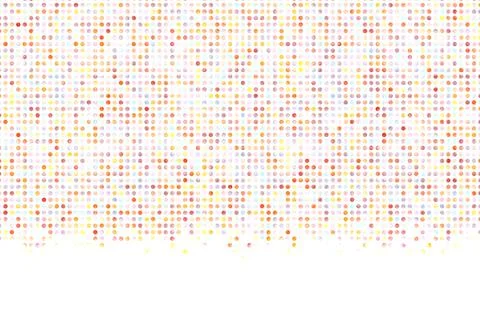 Light multicolor dotted background, colorful vector texture with circles Stock Illustration