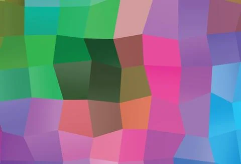 Light Multicolor, Rainbow vector abstract mosaic pattern. イラスト素材