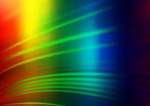 Light Multicolor, Rainbow vector abstract background. Stock Illustration