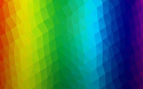 Light Multicolor, Rainbow vector abstract polygonal cover. イラスト素材
