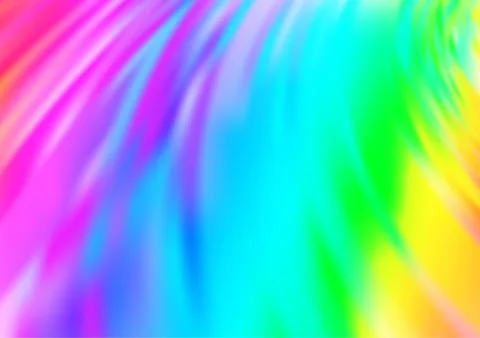 Light Multicolor, Rainbow vector abstract blurred pattern. イラスト素材