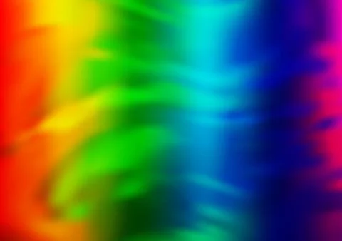 Light Multicolor, Rainbow vector abstract bright background. Stock Illustration