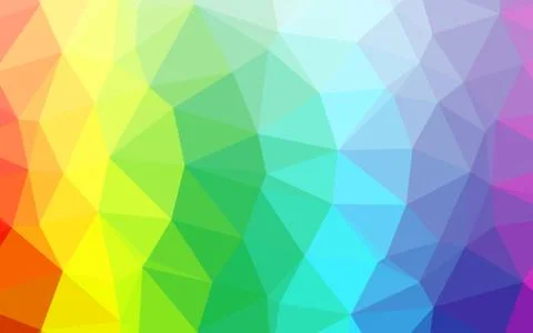 Light Multicolor, Rainbow vector abstract mosaic pattern. 스톡 일러스트