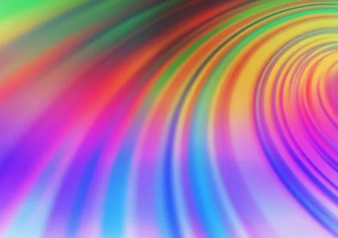 Light Multicolor, Rainbow vector abstract background. Stock Illustration