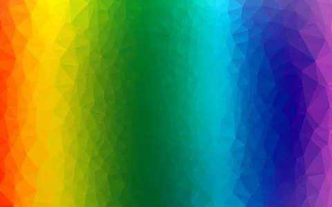 Light Multicolor, Rainbow vector abstract mosaic pattern. Illustrazione stock