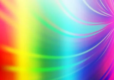 Light Multicolor, Rainbow vector abstract bokeh pattern. Illustrazione stock