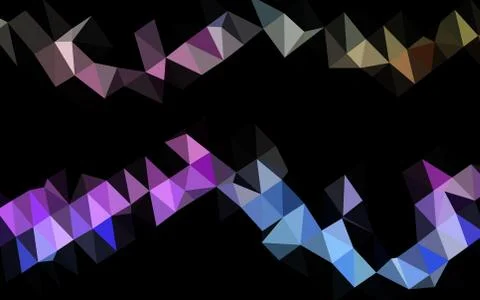 Light Multicolor, Rainbow vector abstract mosaic pattern. Illustrazione stock