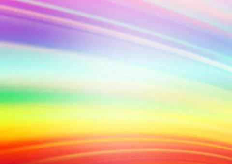 Light Multicolor, Rainbow vector abstract blurred pattern. 스톡 일러스트