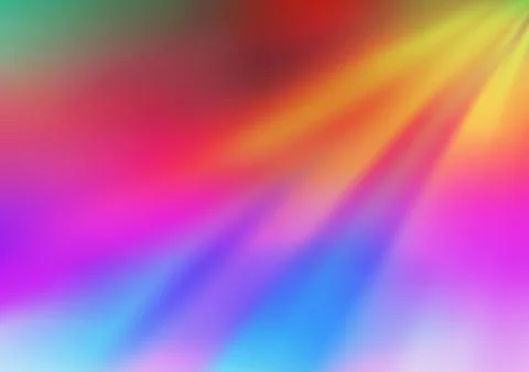 Light Multicolor, Rainbow vector abstract bokeh pattern. Stock Illustration