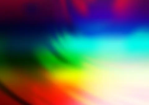 Light Multicolor, Rainbow vector abstract blurred pattern. Stock Illustration