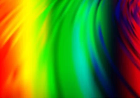 Light Multicolor, Rainbow vector abstract bokeh pattern. Stock Illustration