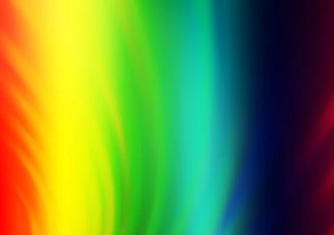 Light Multicolor, Rainbow vector abstract blurred pattern. Stock Illustration
