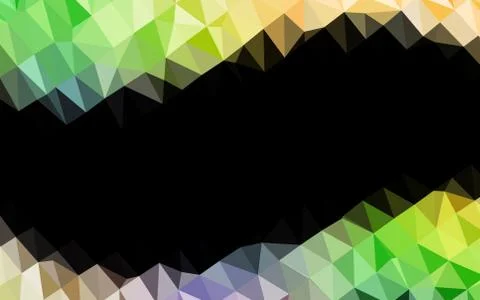 Light Multicolor, Rainbow vector abstract mosaic pattern. 스톡 일러스트