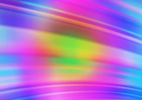 Light Multicolor, Rainbow vector abstract blurred pattern. Stock Illustration