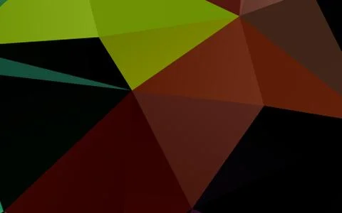 Light Multicolor, Rainbow vector abstract mosaic background. Illustrazione stock