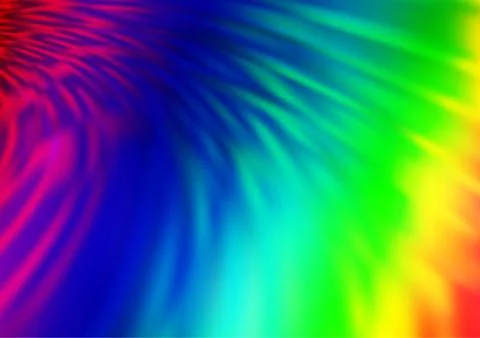 Light Multicolor, Rainbow vector abstract blurred pattern. イラスト素材