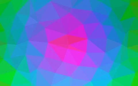 Light Multicolor, Rainbow vector abstract mosaic pattern. Illustrazione stock