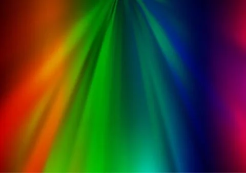 Light Multicolor, Rainbow vector abstract bokeh pattern. Stock Illustration