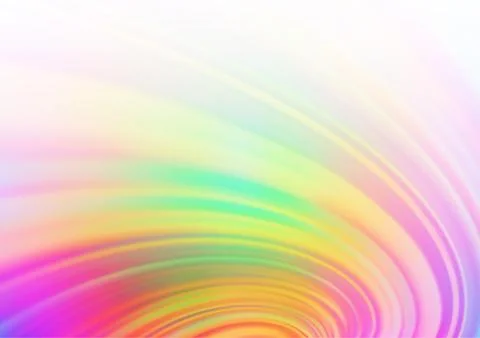 Light Multicolor, Rainbow vector abstract blurred background. イラスト素材