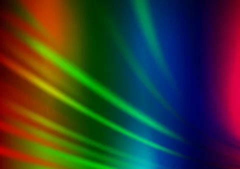 Light Multicolor, Rainbow vector abstract bokeh pattern. Stock Illustration