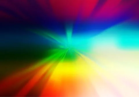 Light Multicolor, Rainbow vector abstract blurred pattern. 스톡 일러스트