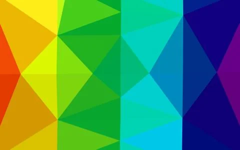 Light Multicolor, Rainbow vector abstract mosaic background. 스톡 일러스트