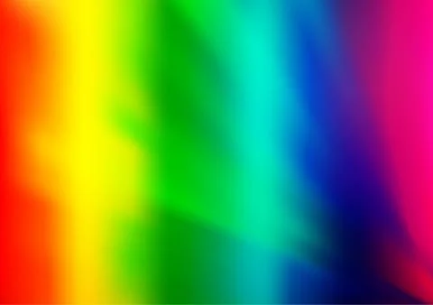 Light Multicolor, Rainbow vector abstract blurred pattern. Stock Illustration