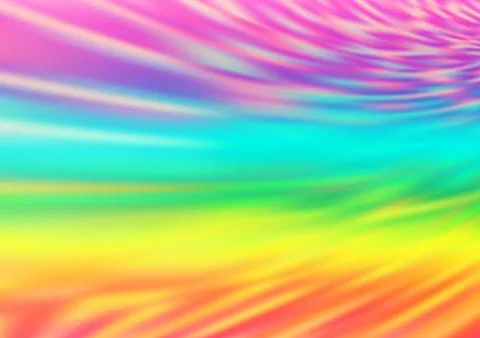Light Multicolor, Rainbow vector abstract blurred pattern. Stock Illustration