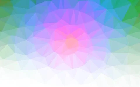 Light Multicolor, Rainbow vector abstract mosaic pattern. Illustration