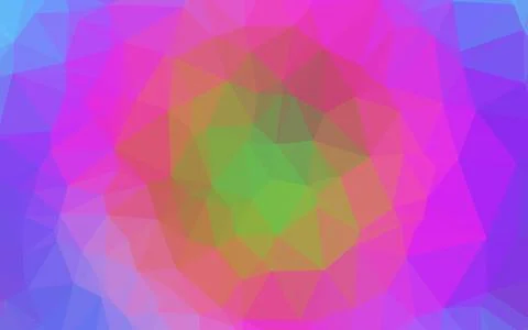 Light Multicolor, Rainbow vector abstract mosaic pattern. Illustrazione stock