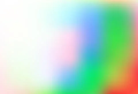 Light Multicolor, Rainbow vector abstract blurred background. Stock Illustration