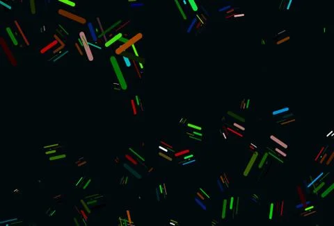 Light Multicolor, Rainbow vector backdrop with long lines. Stock Illustration