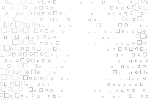 Light Multicolor, Rainbow vector backdrop with dots, spots, cubes. Illustrazione stock