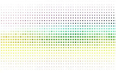 Light Multicolor, Rainbow vector backdrop with dots. Illustration