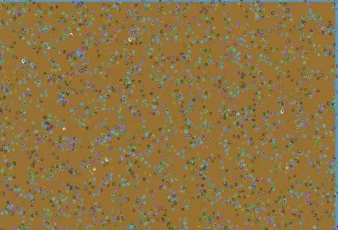 Light Multicolor, Rainbow vector backdrop with dots. Stock Illustration