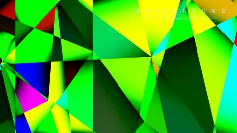 Light Multicolor Rainbow vector background mosaic triangle. Geometric illustr Illustrazione stock