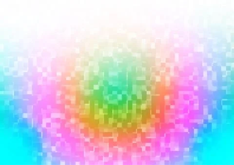 Light Multicolor, Rainbow vector background with rectangles. Stock Illustration