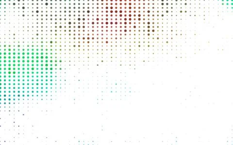 Light Multicolor, Rainbow vector background with bubbles. Illustrazione stock