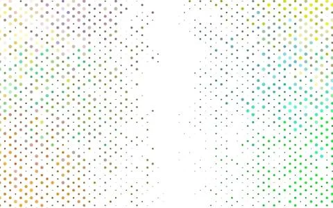 Light Multicolor, Rainbow vector background with bubbles. Stock Illustration