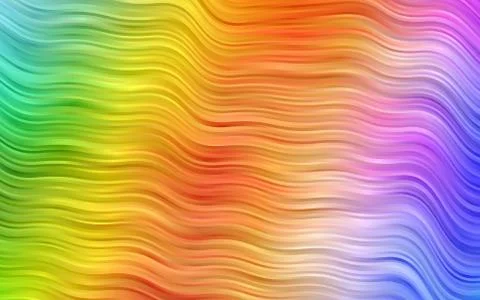 Light Multicolor, Rainbow vector background with bubble shapes. 스톡 일러스트
