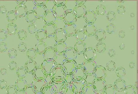 Light multicolor, rainbow vector background with bubbles. Stock Illustration