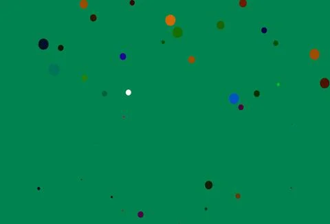 Light Multicolor, Rainbow vector background with bubbles. 스톡 일러스트