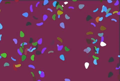 Light Multicolor, Rainbow vector background with abstract forms. Stock Illustration