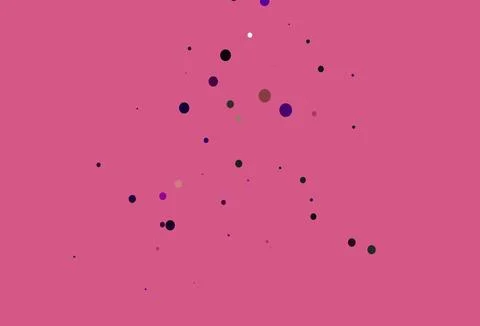 Light Multicolor, Rainbow vector background with bubbles. Stock Illustration