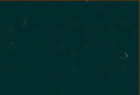 Light multicolor, rainbow vector background with bubbles. Illustrazione stock