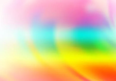 Light Multicolor, Rainbow vector blur pattern. Stock Illustration